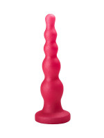 Анальные шарики, цепочки - Розовая анальная ёлочка - 17,5 см.