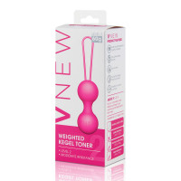 Вагинальные шарики - Розовые вагинальные шарики VNEW level 2