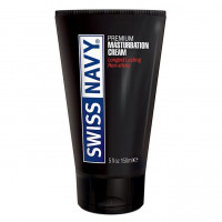 На силиконовой основе - Крем для мастурбации Swiss Navy Masturbation Cream - 150 мл.