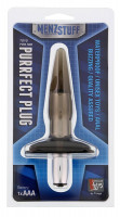 Анальные вибраторы - Дымчатая вибровтулка Purrfect Plug Smoke - 9,5 см.
