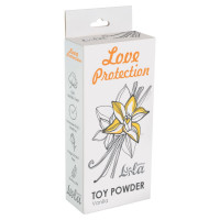 Интимная гигиена - Пудра для игрушек Love Protection с ароматом ванили - 30 гр.