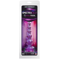 Анальные стимуляторы без вибрации - Фиолетовая анальная ёлочка SpectraGels Purple Anal Tool - 17,5 см.