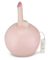 Секс-мебель - Надувной секс-мяч с реалистичным вибратором