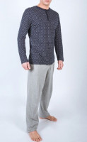 Домашняя одежда - Мужской пижамный комплект из хлопка