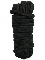 Другие BDSM товары - Черная верёвка для бондажа и декоративной вязки - 10 м.