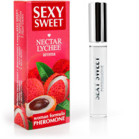 Духи и смазки для женщин - Парфюмированное средство для тела с феромонами Sexy Sweet с ароматом личи - 10 мл.