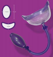 Помпы для клитора - Фиолетовая вакуумная помпа Bad Kitty Vagina Sucker