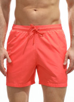 Плавки - Однотонные пляжные шорты средней длины