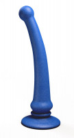 Анальные стимуляторы без вибрации - Синий анальный стимулятор Rapier Plug - 15 см.