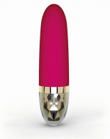 Водонепроницаемые - Ярко-розовый водонепроницаемый вибратор Sleak Freak - 14,5 см.