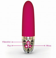 Водонепроницаемые - Ярко-розовый водонепроницаемый вибратор Sleak Freak - 14,5 см.