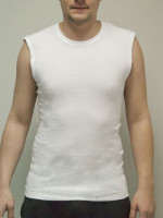 Домашняя одежда - Мужская футболка без рукавов