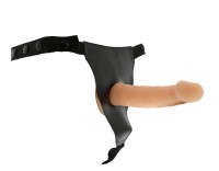 Женские страпоны - Женский страпон с реалистичной насадкой - 17,5 см.