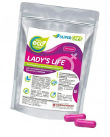 Возбуждающие для женщин - Возбуждающие капсулы Ladys Life - 2 капсулы (0,35 гр.)