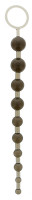 Анальные шарики, цепочки - Дымчатая анальная цепочка - 26,7 см.