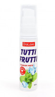 Гель-смазка Tutti-frutti со вкусом сладкой мяты - 30 гр.