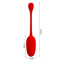 Виброяйцо - Красное перезаряжаемое виброяйцо Knucker