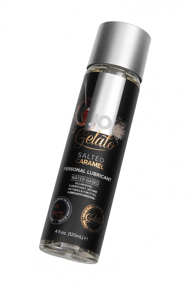 Лубрикант с ароматом солёной карамели JO GELATO SALTED CARAMEL - 120 мл.