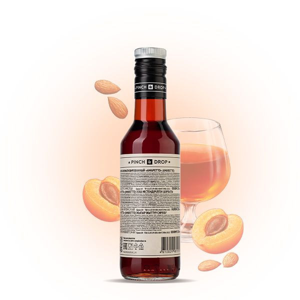 Сироп «Амаретто» Pinch&Drop;стекло;250мл;D=54,H=202мм