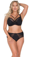 Бюстгальтер plus size с декоративными бретелями