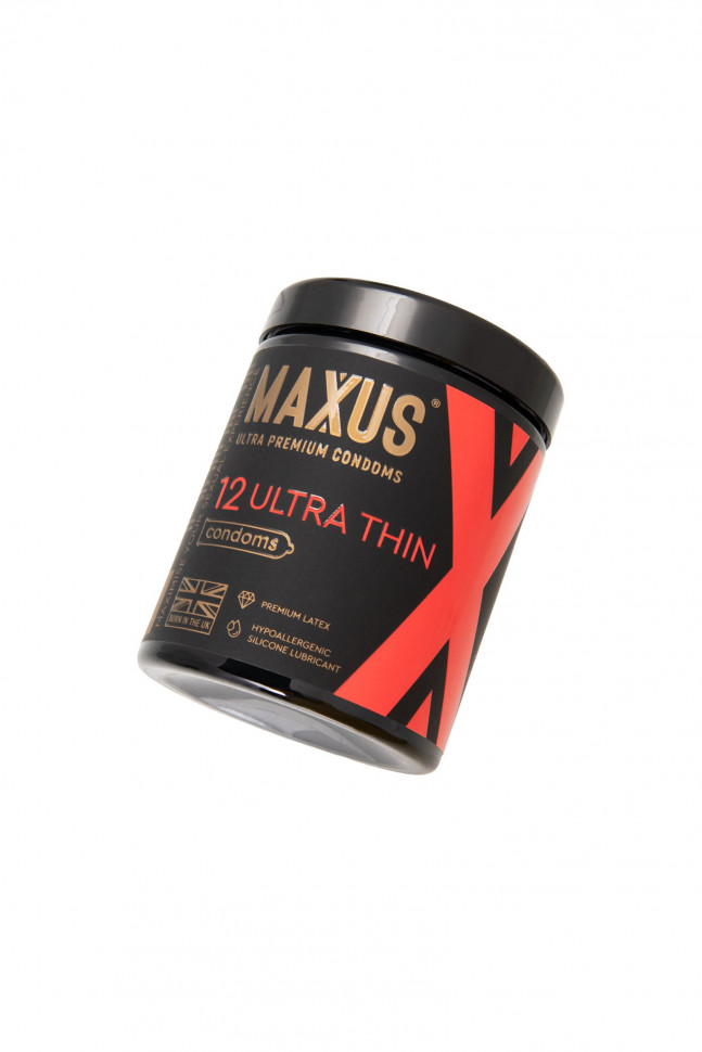 Ультратонкие презервативы MAXUS Ultra Thin - 12 шт.