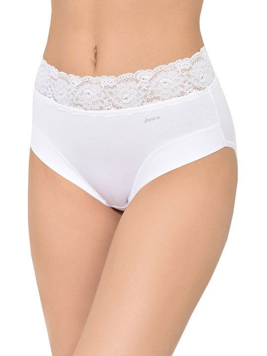 Высокие трусики +size с широким кружевным поясом Dolce Cinture