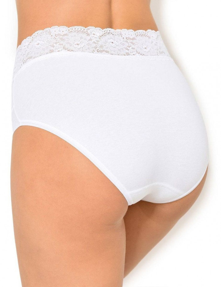 Высокие трусики +size с широким кружевным поясом Dolce Cinture