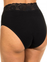 Высокие трусики +size с широким кружевным поясом Dolce Cinture