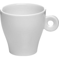 Чашка кофейная «Кунстверк»;фарфор;150мл;D=77/45,H=80,L=94мм;белый