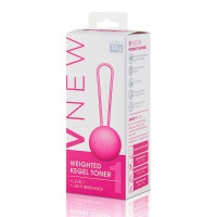 Вагинальные шарики - Розовый вагинальный шарик VNEW level 1