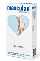 Ультратонкие презервативы Masculan Ultra 2 Fine с обильной смазкой - 10 шт.