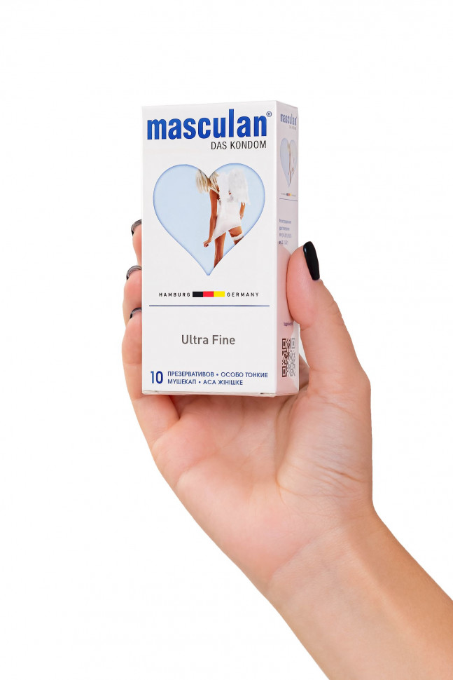 Ультратонкие презервативы Masculan Ultra 2 Fine с обильной смазкой - 10 шт.