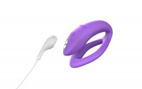 Фиолетовый вибратор для пар We-Vibe Sync O