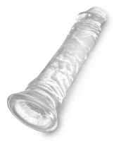 Прозрачный фаллоимитатор 8 Inch Dildo - 21,8 см.