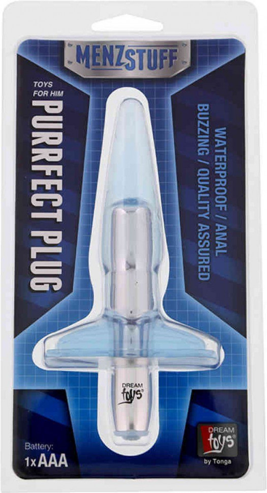 Анальная пробка Purrfect Plug - 9,5 см.