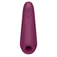 Бордовый вакуум-волновой стимулятор Satisfyer Curvy 1+