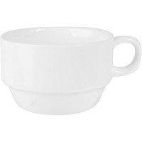 Чашка кофейная «Кунстверк»;фарфор;125мл;D=72,H=40,L=92мм;белый