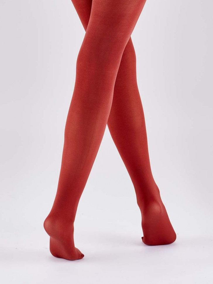 Бархатистые колготки Coloured Opaques