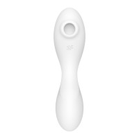 Белый вибратор 3-в-1 Curvy Trinity 5+