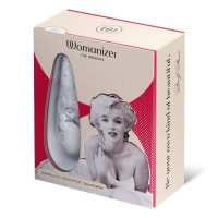 Белый бесконтактный клиторальный стимулятор Womanizer Marilyn Monroe Special Edition