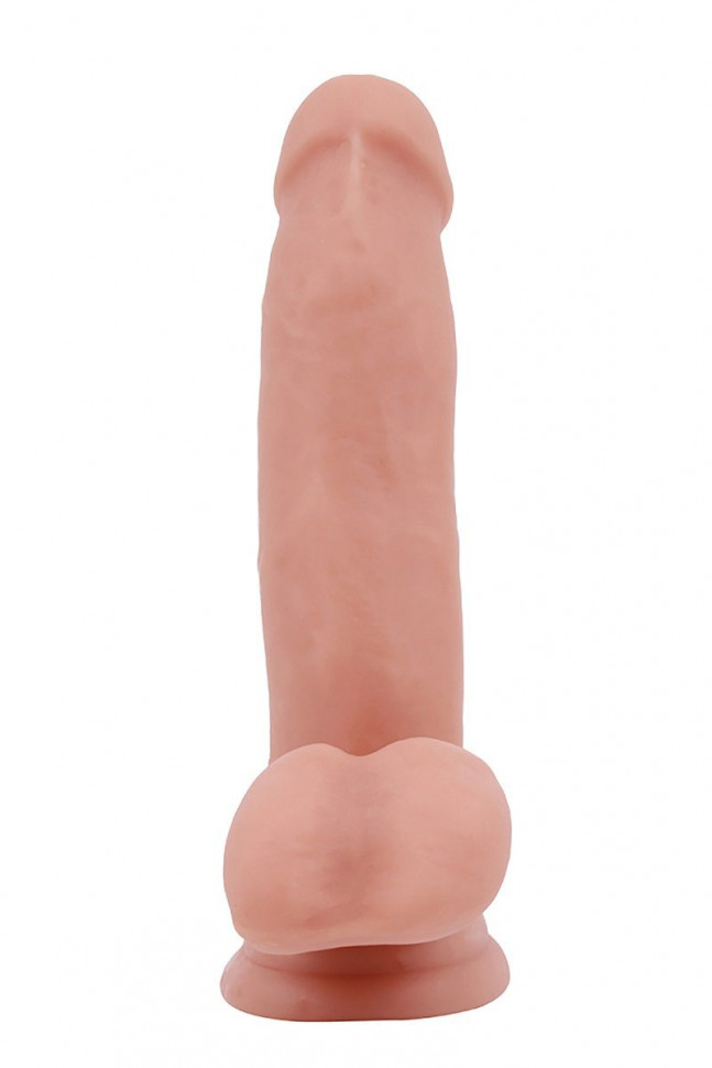 Телесный фаллоимитатор-реалистик Dual Density Dildo - 18 см.
