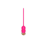 Розовый тонкий стимулятор Nipple Vibrator - 23 см.