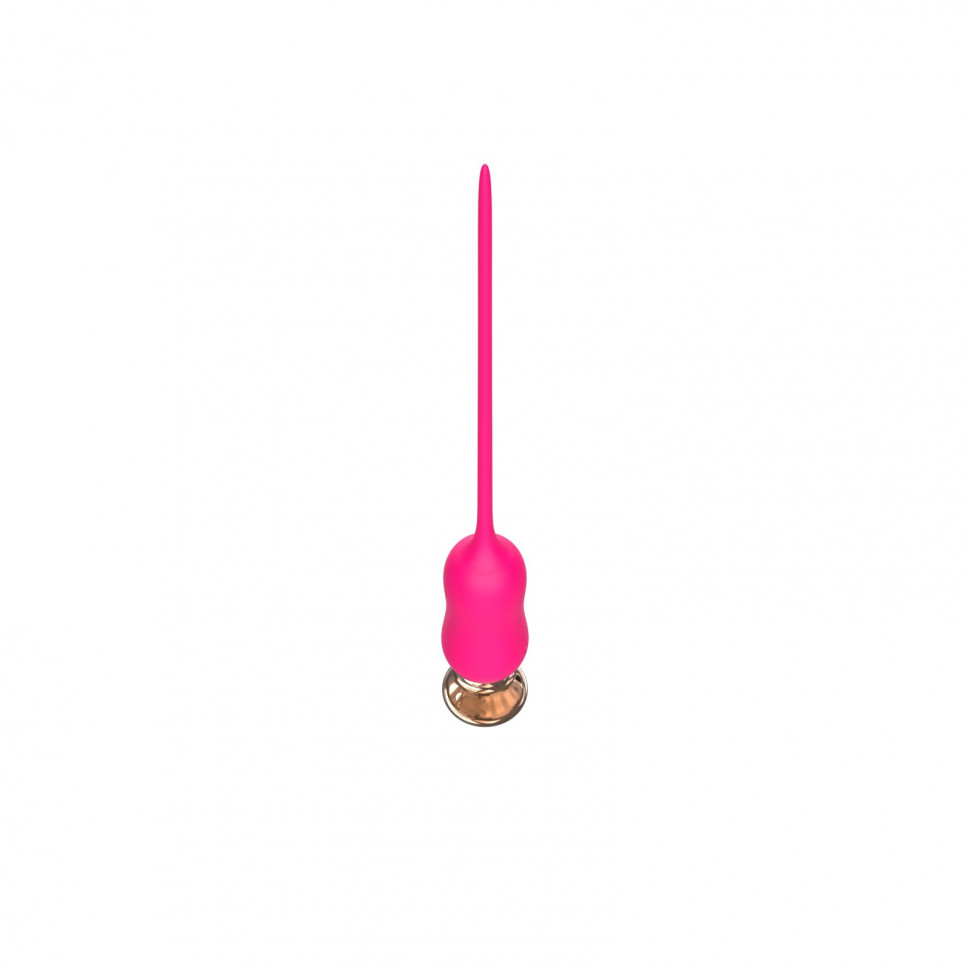 Розовый тонкий стимулятор Nipple Vibrator - 23 см.