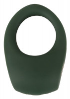 Зеленое эрекционное виброкольцо Luxurious Vibro Cock Ring