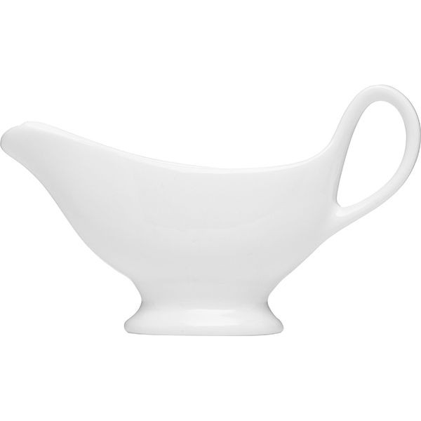 Соусник «Кунстверк»;фарфор;145мл;,H=100,L=175/130,B=50мм;белый