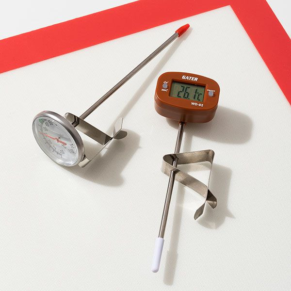 Термометр электронный (от -50°C до +300°C);сталь;,L=130,B=45мм;бордо,стальной