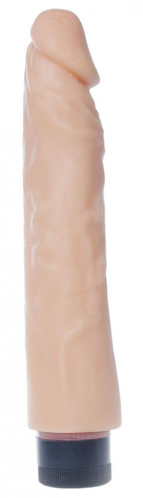 Телесный вибратор Real Skin - 23 см.
