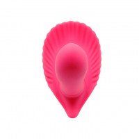 Клиторальные стимуляторы - Клиторальный стимулятор с вагинальной пробкой Fancy Clamshell