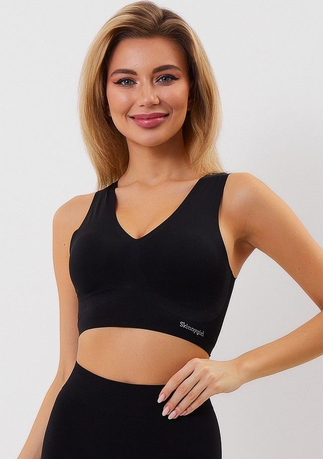 Удлиненный бесшовный бюстгальтер-топ Laser Bra