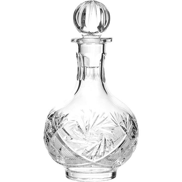 Графин «Мельница»;хрусталь;350мл;D=10,4,H=22,4см;прозр.